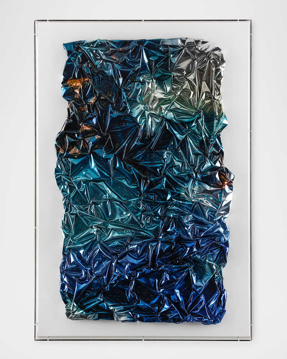 "Crumpled Metallics" Original Artwork by Tony Fey